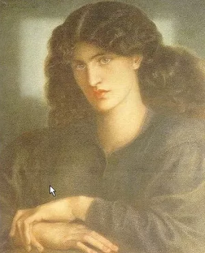 The Lady of Pity by Dante Gabriel Rossetti Oil Painting