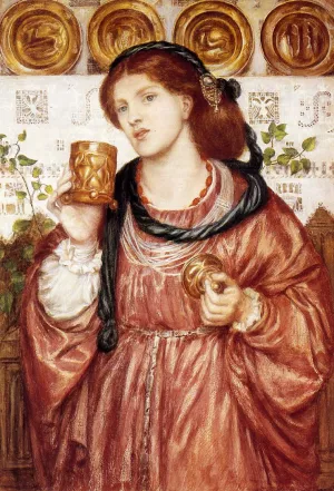 The Loving Cup by Dante Gabriel Rossetti - Oil Painting Reproduction