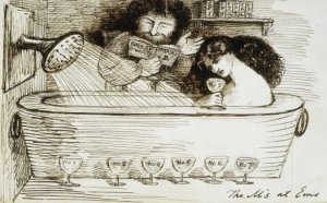 The M's at Ems by Dante Gabriel Rossetti Oil Painting