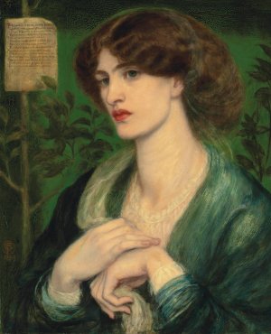 The Salutation Of Beatrice by Dante Gabriel Rossetti Oil Painting