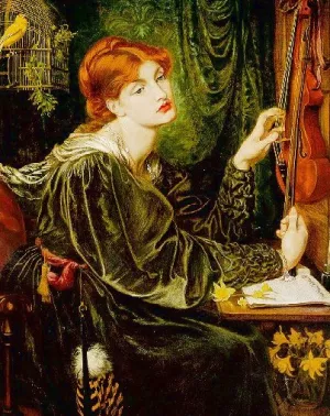 Veronica Veronese by Dante Gabriel Rossetti - Oil Painting Reproduction