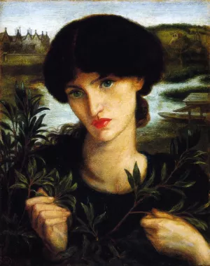 Water Willow by Dante Gabriel Rossetti Oil Painting