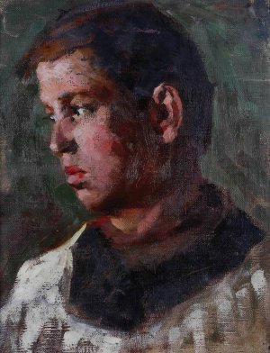 Ritratto di chirichetto by Dario Bardinero Oil Painting