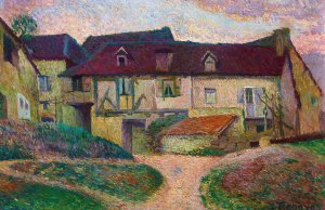 Farmhouse, Namur by Dario De Regoyos Oil Painting