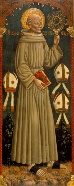 Saint Bernardino of Siena by Dario Di Giovanni Oil Painting