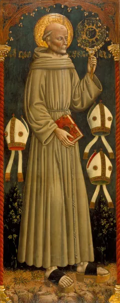 Saint Bernardino of Siena by Dario Di Giovanni Oil Painting