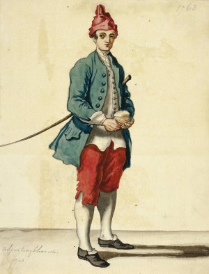 A Sporting Character by David Allan Oil Painting