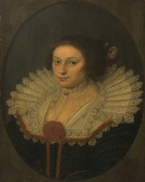 Portrait of Aertje Witsen by David Bailly Oil Painting