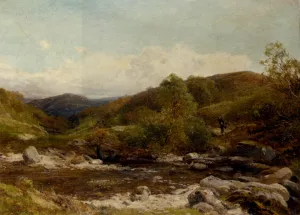 In Glen Mallin by David Bates - Oil Painting Reproduction