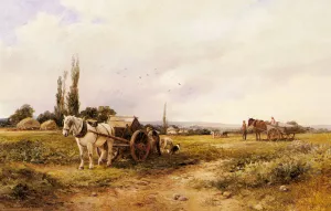 In The Mangel Field by David Bates - Oil Painting Reproduction