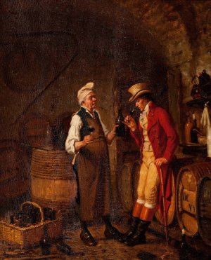 Le Marchand de Vin by David Col Oil Painting