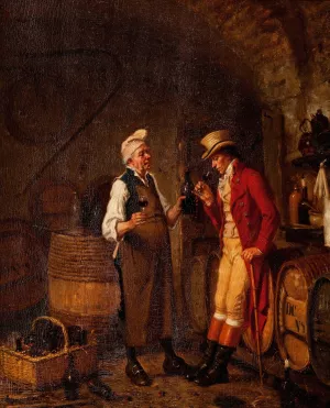 Le Marchand de Vin by David Col Oil Painting