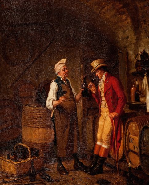 Main Product Photo of Le Marchand de Vin  Painting by David Col