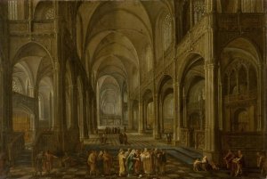 Presentation of Jesus in the Temple by David Colijns Oil Painting