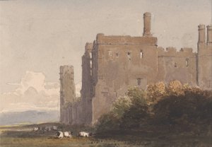 Battle Abbey, Sussex by David Cox Oil Painting