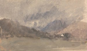 Capel Curig, Caernarvonshire, Wales by David Cox Oil Painting