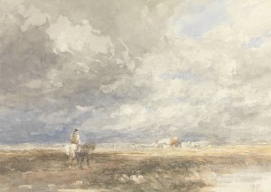 Going to the Hayfield by David Cox Oil Painting