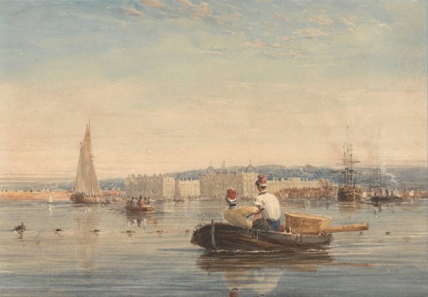 Main Product Photo of Greenwich  Painting by David Cox