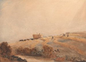Haymaking by David Cox Oil Painting