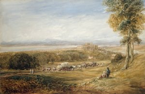 Lancaster, Peace and War by David Cox Oil Painting