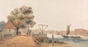 Millbank by David Cox Oil Painting