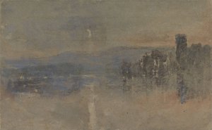 Moonlight Landscape by David Cox Oil Painting