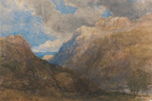 Penmanmawr by David Cox Oil Painting