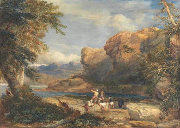 Main Product Photo of Pirate's Isle  Painting by David Cox