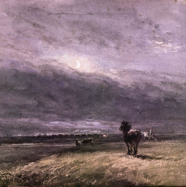 Main Product Photo of The Night Train Painting by David Cox