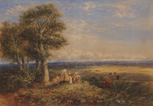 The Skylark by David Cox Oil Painting