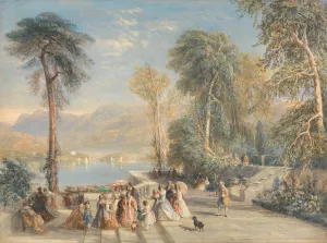 Windermere During the Regatta by David Cox Oil Painting