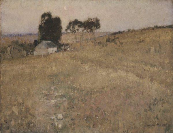 A summer evening  by David Davies - Hand-Painted Oil Painting Reproduction