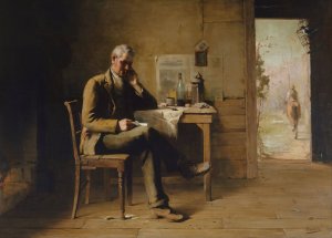 From a distant land by David Davies Oil Painting