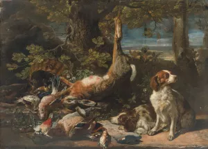 Still Life With Game by David De Coninck Oil Painting