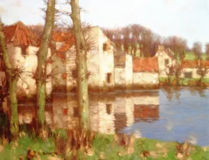 Autumn Light, Normandy painting by David Gauld