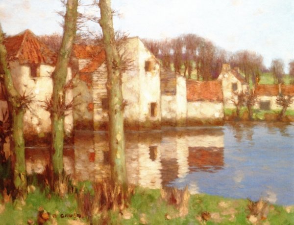 Main Product Photo of Autumn Light, Normandy Painting by David Gauld