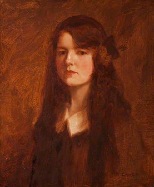 Main Product Photo of Mary in Brown Painting by David Gauld