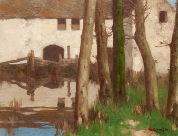 Main Product Photo of Mill Lade Painting by David Gauld