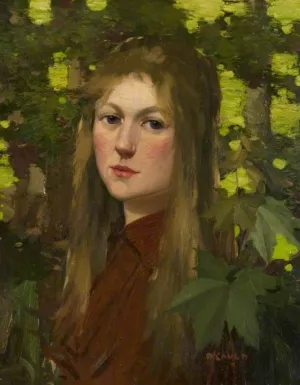 Portrait Head by David Gauld Oil Painting