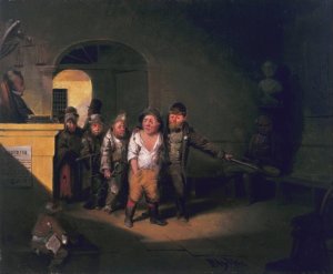 Justice by David Gilmour Blythe Oil Painting