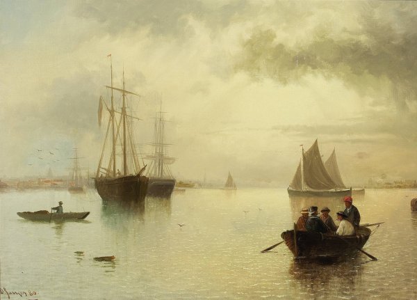 Untitled  by David James - Hand-Painted Oil Painting Reproduction
