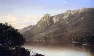 Eagle Cliff, Franconia Notch, New Hampshire Oil painting by David Johnson