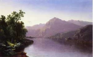 Placid Lake, Aditondacks by David Johnson - Oil Painting Reproduction