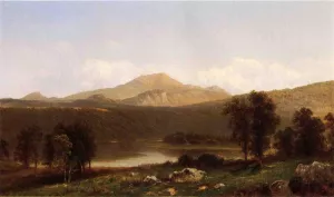 View of Mt. Lafayette, New Hampshire Oil painting by David Johnson