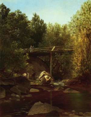West Cornwall, Connecticut Oil painting by David Johnson