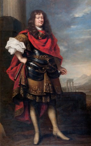 Baron Bengt Horn as a Roman General by David Klocker Ehrenstrahl Oil Painting