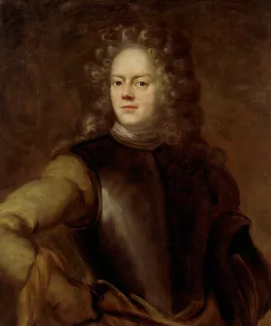 Count Johan Jacob Hastfehr Oil painting by David Klocker Ehrenstrahl