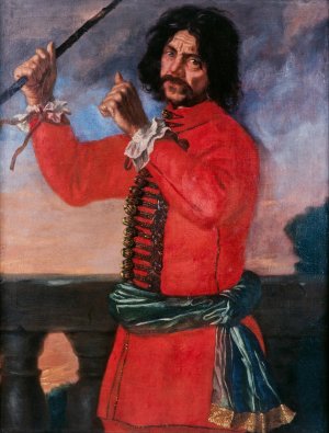 Hindrik Hasenberger by David Klocker Ehrenstrahl Oil Painting