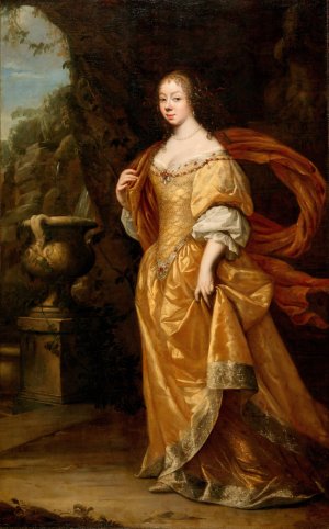 Ingeborg Baner by David Klocker Ehrenstrahl Oil Painting