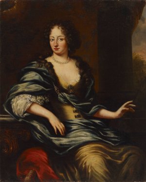 Queen Ulrika Eleonora The Elder by David Klocker Ehrenstrahl Oil Painting